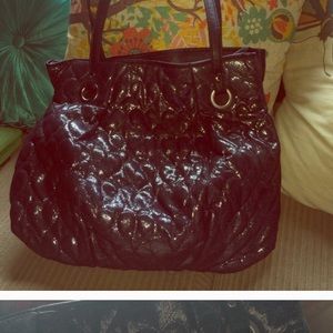 Candies black heart bag